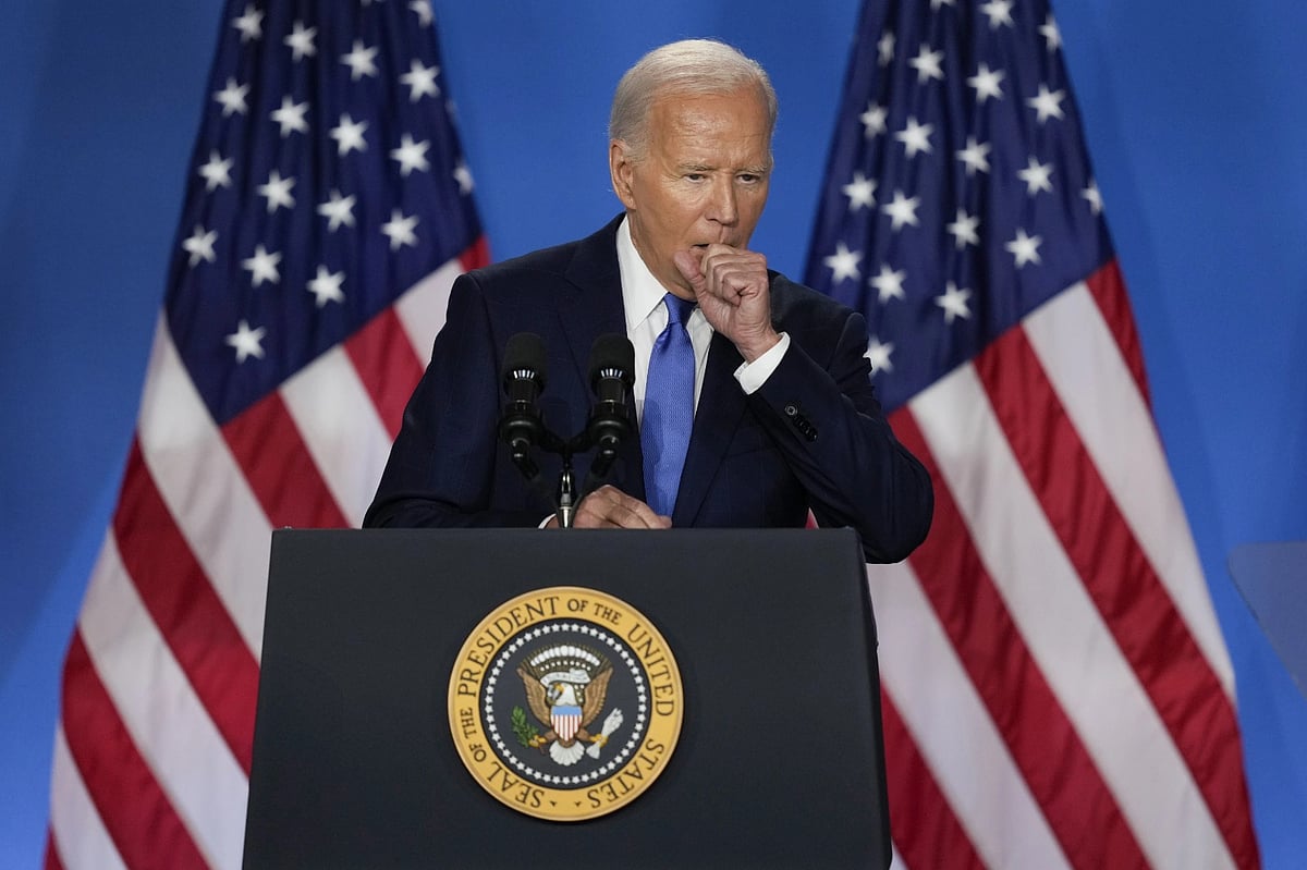 AP : US President Joe Biden During NATO news conference |